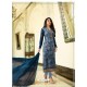 Teal Blue Monsoon Special Designer Churidar Salwar Suit