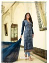Teal Blue Monsoon Special Designer Churidar Salwar Suit