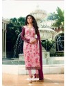 Pink Monsoon Special Designer Churidar Salwar Suit