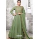 Sea Green Heavy Embroidered Gown Style Designer Anarkali Suit