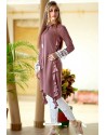 Dusty Pink Designer Casual Wear Readymade Fancy Kurti