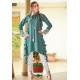 Teal Designer Casual Wear Readymade Fancy Kurti