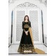 Black Heavy Embroidered Gown Style Designer Anarkali Suit