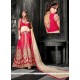 Flashy Red Silk Wedding Lehenga Choli