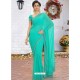 Firozi Latest Designer Party Wear Hand Work Sari