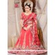 Exquisite Red Raw Silk Wedding Lehenga Choli