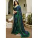 Navy Blue Designer Party Wear Silk Georgette Sari