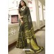 Mehendi Designer Party Wear Silk Georgette Sari