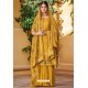 Mustard Heavy Festival Wear Ora Silk Palazzo Suit