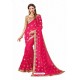 Rani Designer Heavy Embroidered Party Wear Georgette Sari