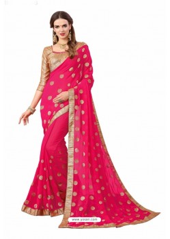 Rani Designer Heavy Embroidered Party Wear Georgette Sari