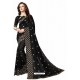 Black Designer Heavy Embroidered Party Wear Art Silk Sari