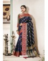 Pigeon Designer Party Wear Silk Sari