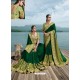 Dark Green Designer Party Wear Fancy Art Silk Sari