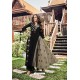 Black Modal Jacquard Thread Worked Designer Kurti