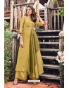 Latest Marigold Modal Jacquard Thread Worked Designer Kurti