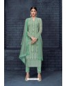 Olive Green Designer Heavy Foux Georgette Salwar Suit