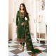 Dark Green Special Designer Embroidered Churidar Salwar Suit