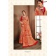 Red Designer Banarasi Silk Classic Wear Sari