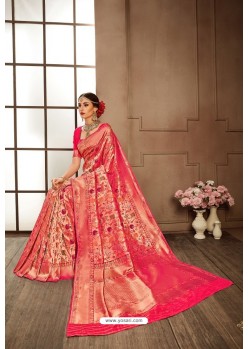 Rani Designer Banarasi Silk Classic Wear Sari