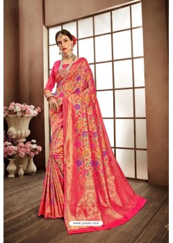 Rani Designer Banarasi Silk Classic Wear Sari