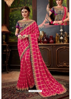 Rani Traditional Designer Embroidered Sari