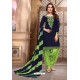 Navy Blue Designer Embroidered Punjabi Patiala Suit