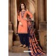 Light Orange Designer Embroidered Punjabi Patiala Suit