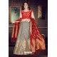 Grey Exclusive Monopoly Designer Readymade Lehenga Choli