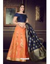 Orange Exclusive Monopoly Designer Readymade Lehenga Choli