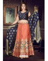 Orange Exclusive Monopoly Designer Readymade Lehenga Choli