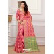 Rani Designer Party Wear Patola Silk Sari