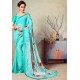 Firozi Designer Printed Casual Georgette Sari