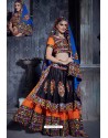 Orange Designer Ethnic Wear Rajwadi Style Lehenga Choli