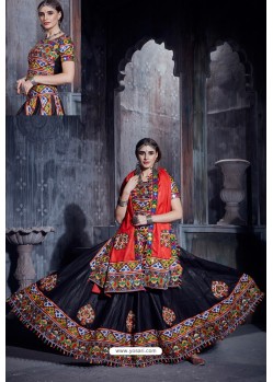 Black Designer Ethnic Wear Rajwadi Style Lehenga Choli