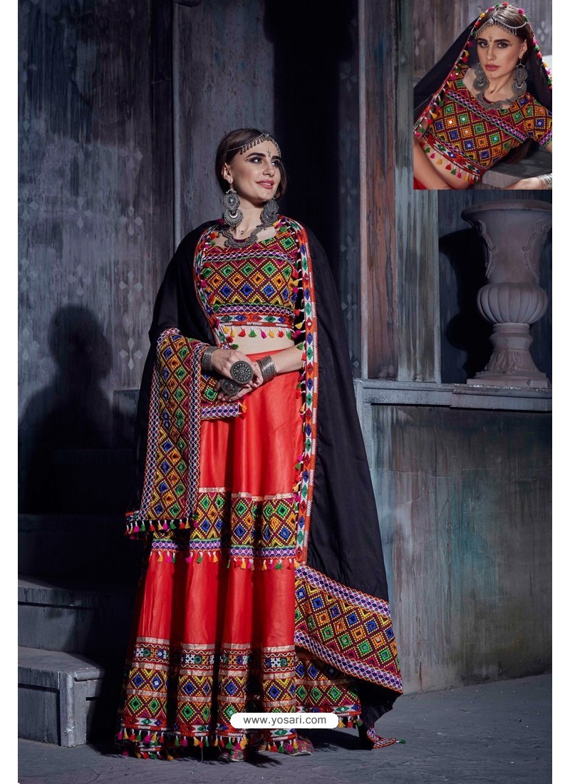 Red Designer Ethnic Wear Rajwadi Style Lehenga Choli