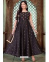 Carbon Latest Embroidered Designer Anarkali Suit