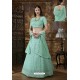 Sea Green Designer Festival Wear Lehenga Choli