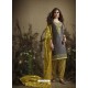 Dull Grey Designer Embroidered Punjabi Patiala Suit