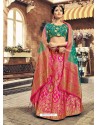 Rani Designer Fancy Wear Banarasi Silk Lehenga Choli