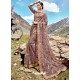 Old Rose Designer Net Party Wear Sari