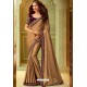 Camel Fancy Designer Party Wear Sari