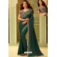 Dark Green Fancy Designer Party Wear Sari