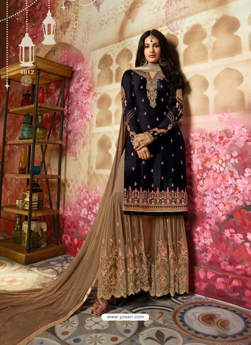Shop Heavy Sharara Suits for Women Online from India's Luxury Designers 2024