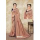 Light Brown Latest Designer Party Wear Sari