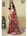 Multi Colour Latest Designer Party Wear Sari