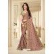 Light Brown Latest Designer Party Wear Sari