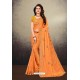 Mustard Latest Designer Party Wear Sari