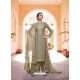 Taupe Heavy Designer Party Wear Palazzo Salwar Suit