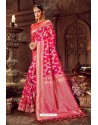 Rani Fancy Designer Party Wear Art Silk Sari